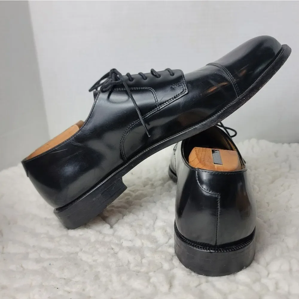Cole Haan Red Label Men’s 11B Black Cap Toe Oxford Dress Shoes Narrow Width.
